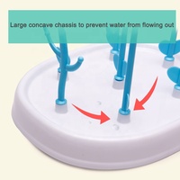 Support de séchage pour biberons, pliable, détachable, facile à nettoyer