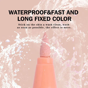 Bview Art 12 tons de peau pointe de pinceau ensemble de stylos de peinture acrylique pour croquis Portrait Manga <span class=keywords><strong>dessin</strong></span> Illustration croquis - Product Image 5