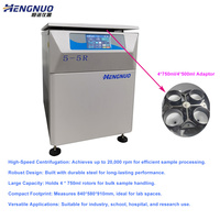 Centrífuga de Laboratorio de Tipo Piso Estable Hengnuo 5-5N 5500rpm 5330xg 4*750ml Acero+aluminio para Laboratorio Médico Bioquímico Químico