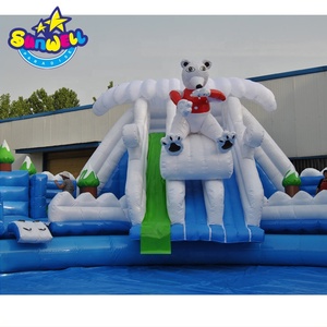 <span class=keywords><strong>Giant</strong></span> <span class=keywords><strong>Inflatable</strong></span> Công Viên Nước Giải Trí Slides Với Hồ Bơi <span class=keywords><strong>Inflatable</strong></span> Nước Slides Để Bán - Product Image 4