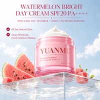 Crème de Jour Éclaircissante et Blanchissante à la Pastèque SPF 20 PA+++ Hydratant Visage 3-en-1
