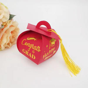 Estudiante Graduación Temporada Celebración Práctico Caja de regalo Creativo Doctor Sombrero Diseño Estampado en caliente Carta Caja de dulces - Product Image 5