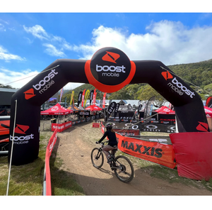 Arco Inflable Personalizado con Logotipo para Eventos Deportivos, Puerta de Entrada/Salida para Maratón, Arco Inflable Personalizado para Ciclismo de Montaña al Aire Libre - Product Image 1