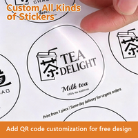 Impression personnalisée adhésive haute brillance, étiquettes transparentes imperméables avec code QR et certification argentée asiatique pour marquage de commerce