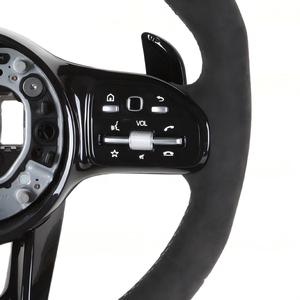 Volante AMG de Alcántara de Fábrica, Actualización de Antiguo a Nuevo para <span class=keywords><strong>Mercedes</strong></span> Clase A, E, C, S, GLC260, GLE, CLS, Gran Descuento en Stock - Product Image 4