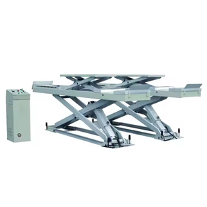 Elevador de tijera hidráulico de elevación media automático a la venta Rampas móviles de 3,5 toneladas Elevador de tijera para automóviles - Product Image 4