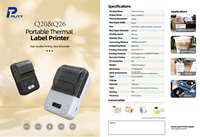Printer Label Stiker Elektronik Portabel Harga Pabrik BARU, Printer Foto Logo, Printer Resi, USB, Nirkabel, NFC
