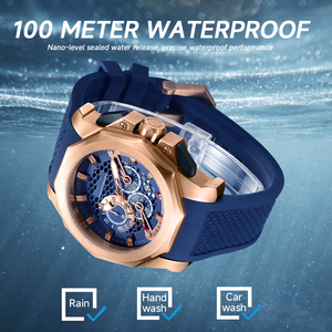 นาฬิกาควอตซ์แฟชั่นสปอร์ตผู้ชาย ดีไซน์วินเทจ แอนะล็อก สายซิลิโคน คุณภาพสูง ยี่ห้อ DK&YT ขายส่ง - Product Image 2