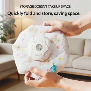 Jouet sonore électrique <span class=keywords><strong>pour</strong></span> <span class=keywords><strong>chat</strong></span>, baguette <span class=keywords><strong>de</strong></span> <span class=keywords><strong>chat</strong></span> automatique avec plateau tournant, <span class=keywords><strong>pour</strong></span> l'entraînement au chassement, utilisation en intérieur, modèle KFK879, <span class=keywords><strong>cage</strong></span> <span class=keywords><strong>de</strong></span> <span class=keywords><strong>jeu</strong></span> <span class=keywords><strong>pour</strong></span> animaux <span class=keywords><strong>de</strong></span> compagnie, vente en gros - Product Image 4