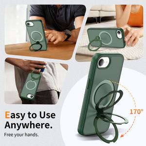 เคสกันกระแทก <span class=keywords><strong>iPhone</strong></span> 17E <span class=keywords><strong>แบ</strong></span>บแม่เหล็ก ฝาหลังโทรศัพท์มือถือ<span class=keywords><strong>แบ</strong></span>บกำหนดเองได้ หมุนได้ 360 องศา ขายส่ง เคส <span class=keywords><strong>iPhone</strong></span> 17 Pro Max - Product Image 4