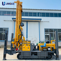 Foreuse hydraulique pour puits d'eau 300M, équipement professionnel robuste et haute performance pour forage profond, vente directe usine