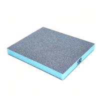 Matériel de polissage abrasif en carborundum industriel, feuilles de ponçage en éponge 120x98mm pour le ponçage du métal et du bois