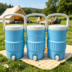 Hot Blue Mini Water Jug <strong>Cup</strong> for Michelada12oz <strong>Reusable</strong> Plastic Mini Cooler <strong>Cup</strong> with Spout Personal Stadium Beverage Dispenser - Product Image 6