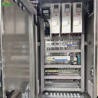 Tableau de commande complet en acier inoxydable avec démarrage progressif VFD, boîtier de distribution pour pompe hydraulique, protection IP55