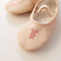 Chaussures de danse à semelle fendue en toile E5013, chaussures de ballet pour femmes