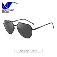 Lunettes de soleil polarisées en métal sur mesure OEM, taille 52-20-146, anti-éblouissement UV400, pour adultes unisexes, service d'échantillons rapide