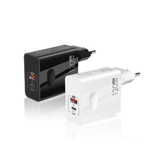 Cargador USB Tipo C de <span class=keywords><strong>Carga</strong></span> Rápida 3.0 de 120W PD, Venta al por Mayor de Fábrica, Adaptador de Cargador de Teléfono de 2 Puertos para Google <span class=keywords><strong>Pixel</strong></span> 4 5 <span class=keywords><strong>6</strong></span> 7 a <span class=keywords><strong>Pro</strong></span> - Product Image 1