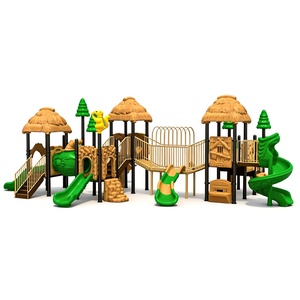 Aire de jeux modulaire pour enfants en plein air avec toboggan et structure d'escalade pour la rénovation de parcs municipaux - Product Image 6