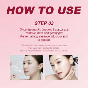 Diwo OEM Private Label PDRN Pink Collagen Gel Gesichts maske Gesichts maske Feuchtigkeit spendende straffende und feuchtigkeit spendende Anti-Aging-Gesichts maske - Product Image 3