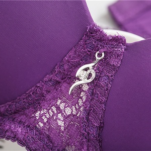 Commercio all'ingrosso di <span class=keywords><strong>Nuovo</strong></span> Arrivo Alla Moda <span class=keywords><strong>Senza</strong></span> Soluzione di Continuità <span class=keywords><strong>Ferretto</strong></span> Logo Personalizzato 1/2 Delle Donne Spinge Verso L'alto il <span class=keywords><strong>Reggiseno</strong></span> di Pizzo - Product Image 3