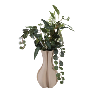 Vaso moderno scolpito e stampato in 3D per l'arredamento del soggiorno, vaso decorativo per fiori da comodino della camera da letto, decorazione da tavolo. - Product Image 2