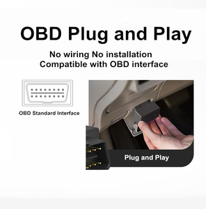 Mini traceur GPS OBD 4G sans fil, dispositif de suivi de véhicule, traceur GPS de voiture OBD Plug & Play - Product Image 5