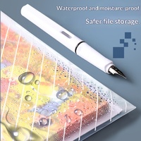 Carpeta de Archivo Transparente A4, Gran Capacidad, Almacenamiento Reforzado, Impermeable, con Botón de Presión, Maletín de Alta Calidad en Color Sarga, Modelo W