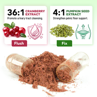 Chinaherbs Özel Etiketli İdrar Yolu Destek Kapsülleri Oem Odm Toplu Kızılcık Kabak Çekirdeği Mesane Formülü Üreticisi Tedarikçisi BRC