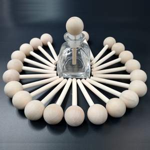 Air Freshener Natural Wooden Beads Rattan Ball <strong>with</strong> Rattan <strong>Diffuser</strong> <strong>Sticks</strong> for Home Decor Christmas Ball Christmas Decoration - Product Image 3