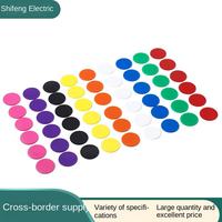 Jetons de comptage en plastique couleur unie 25x2mm, jetons de poker, marqueurs de bingo pour accessoires de jeux de société