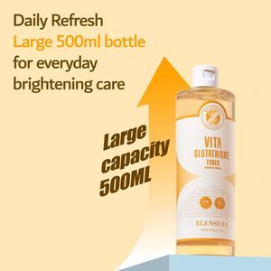 เอเลนซิเลีย วิต้า กลูตาไธโอน ลิควิด โทนเนอร์ 500 มล. ไวท์เทนนิ่ง ไฮเดรติ้ง สำหรับทุกสภาพผิว - Product Image 4