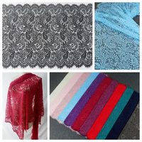 Kain Brokat Prancis Zeal New Lot Putih Hitam DIY Bordir Indah untuk Pakaian, Gaun & Aksesoris, Hiasan Jacquard