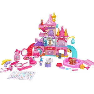 FiveStar Pretend Makeup Toys Set Role Playing House Kit Princess Dress Up Accessories For Little Girls Kids Toy