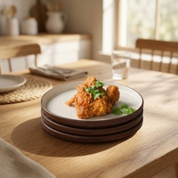 9 inch duurzaam gepolijst melamine dinerbord met aangepast patroon voor restaurant- en hotelgebruik