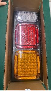 Marca Qiongli, 12V, combinación de tres lentes, <span class=keywords><strong>luz</strong></span> <span class=keywords><strong>trasera</strong></span> LED con placa de hierro, señal de giro, lámpara <span class=keywords><strong>trasera</strong></span> de marcha atrás - Product Image 4