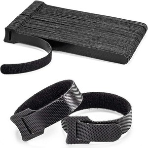 Кабельные стяжки Velcroes free12 мм нейлоновые желтые кабельные стяжки с индивидуальным логотипом напечатанные спина к спине кабельные стяжки - Product Image 1