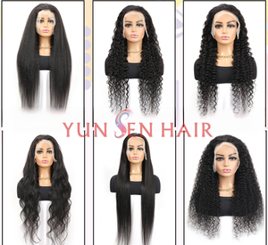 Peluca de Cabello Humano 100% con Frente de Encaje HD 13*6 |   Textura de Ondas de Agua |   Natural y Voluminoso - Product Image 3