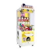Machine de jeu d'arcade à monnayeur ACS Source Factory avec garantie 1 an, mini grue attrayante pour attraper poupées en peluche, en métal et plastique