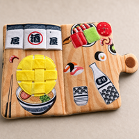 Tapis de jeu interactif pour chiens Izakaya Menu Snuffle Mat : Cachette et recherche de friandises, jouet puzzle en peluche douce pour l'entraînement olfactif, tailles S-XL