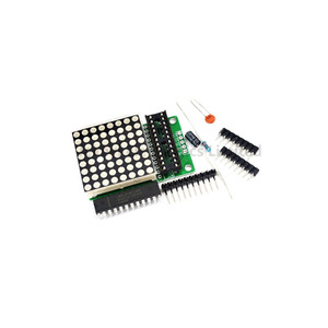 MAX7219 Dot matrix Display Module Microcontroller Control Board Component <b>DIY</b> <b>Kit</b> Can Be Assembled with Loose Parts - Product Image 1