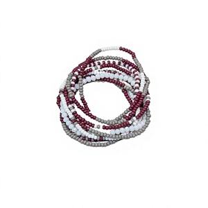 Handwoven Custom Classic Fashion Button Lock Woven Miyuki Seed <b>Bead</b> Rice Beaded <b>Bracelet</b> Popular Unisex Gift Women Jewelry - Product Image 3