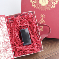 Papier de soie froissé à prix d'usine, remplissage de boîte cadeau pour parfum et bijoux, décoration, confettis en raphia irisé