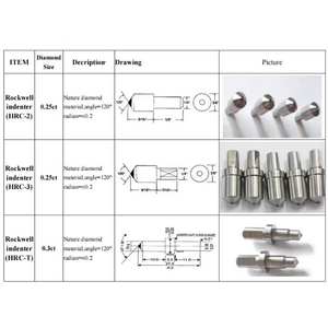 Taş seramik cam için yüksek sertlik doğal elmas Vickers test kafası hassas ölçüm aleti ucu Dresser - Product Image 5