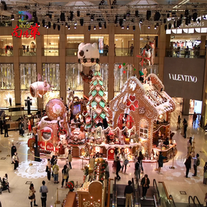 Scens <span class=keywords><strong>de</strong></span> Noël populaires Décorations <span class=keywords><strong>de</strong></span> Noël détachables <span class=keywords><strong>Maison</strong></span> à thème pour le shopping Aire <span class=keywords><strong>de</strong></span> jeux Lumière LED Vacances <span class=keywords><strong>de</strong></span> Noël - Product Image 5
