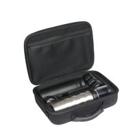 Sac de rangement personnalisé pour cafetière, fermeture éclair, résistant à l'eau, étui rigide en EVA portable pour cafetière à filtre manuelle de voyage