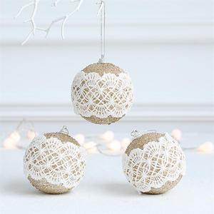 Boules de Noël promotionnelles de luxe rouges de 8 cm pour arbre - Product Image 6