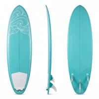 Planche de wake surf haute densité en EPS avec support pour ailerons latéraux double tab