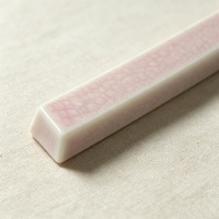 Stokta Mevcut Pembe Çatlak Sırlı Seramik Mekanik Klavye için Spacebar Orijinal Profil Özel Artisan Tuş Başlığı