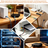 Cable de Red Ethernet RJ45 UTP Cat6 Sólido para Interiores, Opciones de PVC y Cobre, 0.25m 0.5m 1m 2m 3m 5m 6m 10m 20m 30m 40m 100m