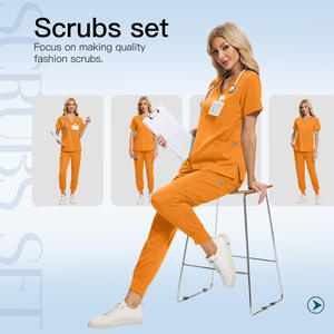 Conjunto de Uniforme de Enfermería, Uniformes Médicos para Mujer, Conjunto de Uniformes de Hospital, Uniforme de Enfermera, Uniformes Médicos, Parte Superior - Product Image 4